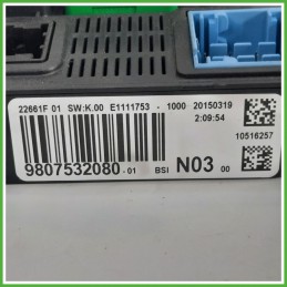 Body Computer Centralina Modulo BCM BSI VALEO 10516257 PEUGEOT 208 1.6 8V 1611426880 2012 2015