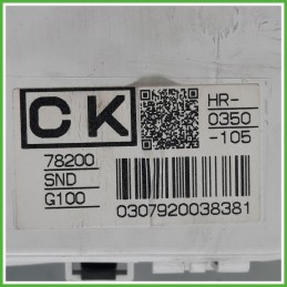 Quadro strumenti contachilometri tachimetro HONDA CIVIC 8a Serie 1.4 78120SNDG13
