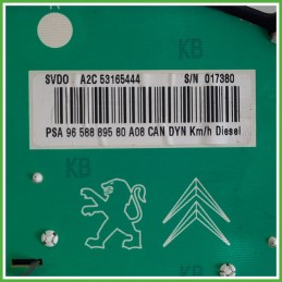 Quadro strumenti contachilometri tachimetro SIEMENS A2C53165444 PEUGEOT 1007 1.4 610654