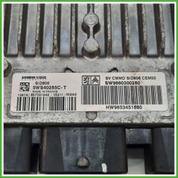 Centralina Motore Iniezione ECU SIEMENS 5WS40285C-T CITROEN C2 1.4 50kw 1940FQ 2003 2010