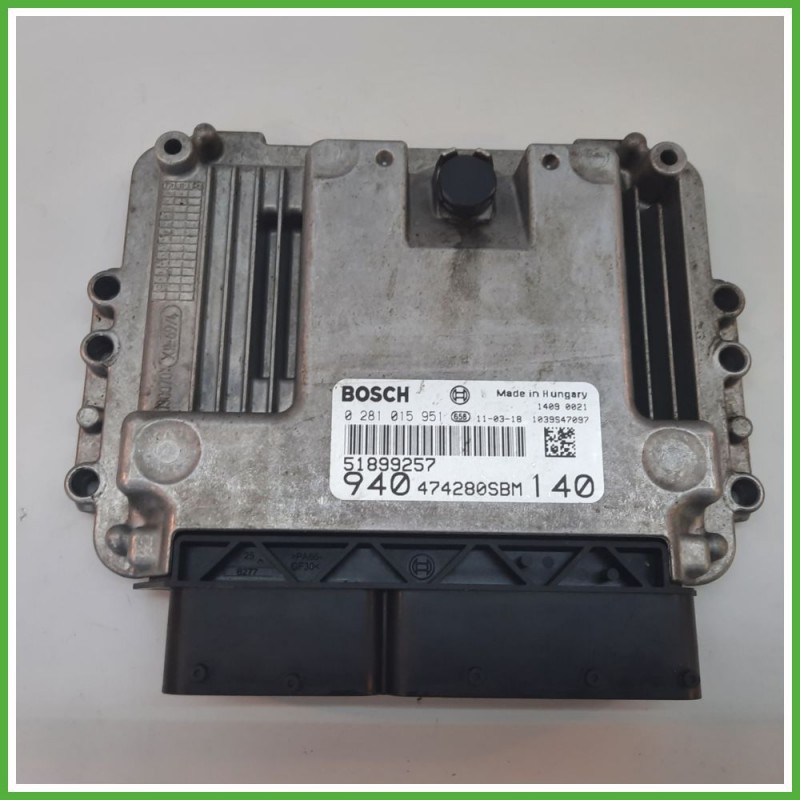 Centralina Motore Iniezione ECU BOSCH 0281015951 ALFA ROMEO GIULIETTA X7 2.0 JTDm 103kw 51899257 2010 2013
