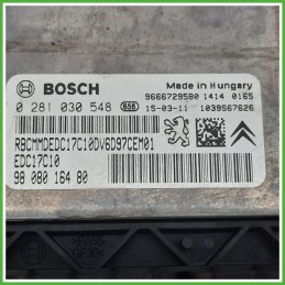 Centralina Motore Iniezione ECU BOSCH 0281030548 PEUGEOT 208 1.6 8V 68kw 1608085280 2012 2015