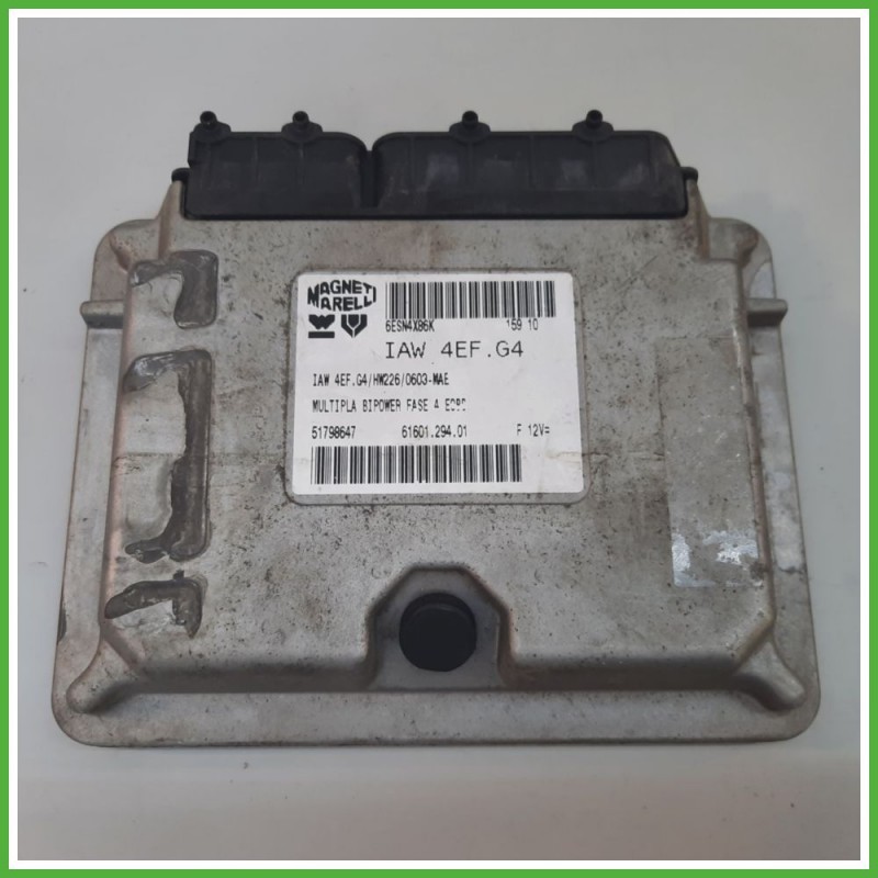 Centralina Motore Iniezione ECU MAGNETI MARELLI IAW4EF.G4 FIAT MULTIPLA 1F 1.6 16V 76kw 51779339 2004 2012