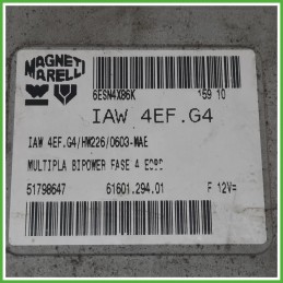 Centralina Motore Iniezione ECU MAGNETI MARELLI IAW4EF.G4 FIAT MULTIPLA 1F 1.6 16V 76kw 51779339 2004 2012