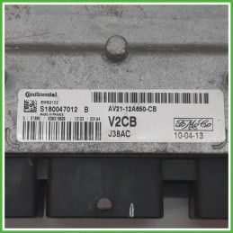 Centralina Motore Iniezione ECU CONTINENTAL S180047012B FORD FIESTA CB1 1.2 16V 60kw 1543041 2008 2013