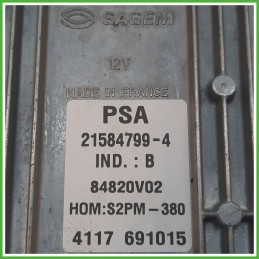 Centralina Motore Iniezione ECU SAGEM 21584799-4 CITROEN C3 1a Serie 1.4 54kw 1939GL 2002 2005