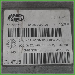 Centralina Motore Iniezione ECU MAGNETI MARELLI IAW4AF.M9 FIAT SEICENTO 1E 1.1 40kw 55187372 1998 2005