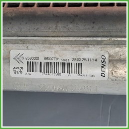 Radiatore Condensatore Aria Condizionata DENSO 5H268000 PEUGEOT 208 1.4 8V 6455JF 8H01 2012 2015