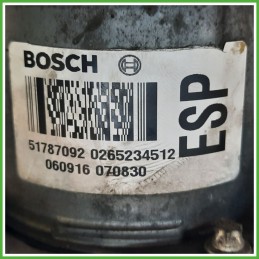 Centralina ABS Modulo Pompa BOSCH 0265950620 71746430 FIAT GRANDE PUNTO 2Y Originale Usato