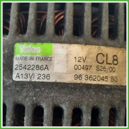 Alternatore VALEO 2542286A PEUGEOT 206 57052C