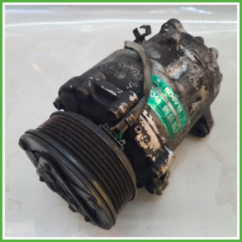 Compressore Clima AC Aria Condizionata SANDEN SD6V12 VOLKSWAGEN POLO 3a Serie 6N0820803C