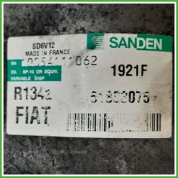 Compressore Clima AC Aria Condizionata SANDEN SD6V12 FIAT GRANDE PUNTO 3X 51803075
