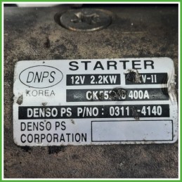 Motorino Avviamento DENSO 03111-4140 KIA CARNIVAL 1a Serie 0K55218400A