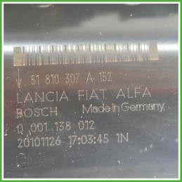 Motorino Avviamento BOSCH 0001138012 FIAT GRANDE PUNTO 3X 51916170