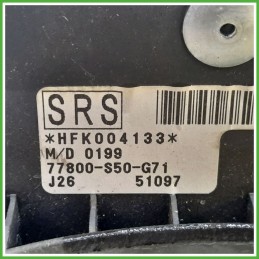 Airbag Guidatore Sinistro SX HONDA LOGO 1.3 06770S50G70ZA 1999 2002 HONDA HFK004133