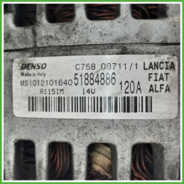 Alternatore DENSO MS1012101640 ALFA ROMEO GIULIETTA X7 51884886