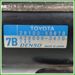 Motorino Avviamento DENSO 428000-3470 TOYOTA YARIS 281000Q031