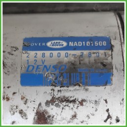 Motorino Avviamento DENSO 228000-7801 LAND ROVER FREELANDER NAD101500