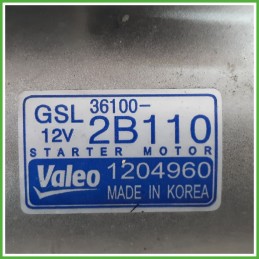 Motorino Avviamento VALEO 1204960 KIA SPORTAGE 3a Serie 361002B110