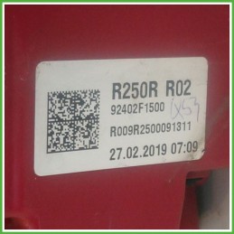 Fanale Fanalino Posteriore Destro DX KIA R250R KIA SPORTAGE 4a Serie 92402F1600 Usato