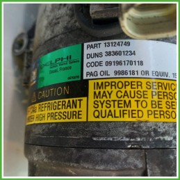 Compressore Clima AC Aria Condizionata DELPHI 383601234 OPEL ASTRA A04 13124749