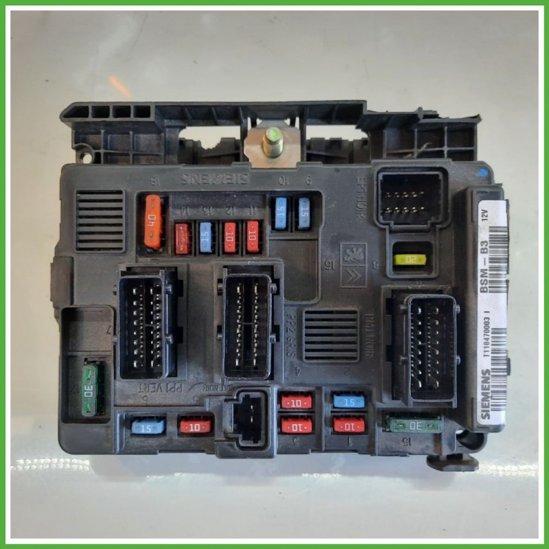 Body Computer Centralina Modulo BCM BSI SIEMENS BSM-B3 CITROEN C2 1.1 9643498880 2003 2010