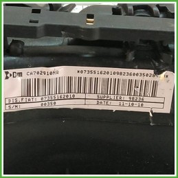 Airbag Guidatore Sinistro SX FIAT GRANDE PUNTO VAN 3X 1.3 MJT 735410446 2009 2012 DM DALPHIMETAL CA702910NR