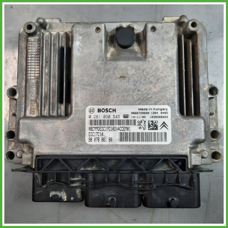 Centralina Motore Iniezione ECU BOSCH 0281030545 PEUGEOT 208 1.4 8V 50kw 1608085180 2012 2015
