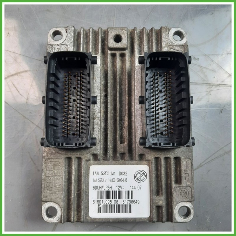 Centralina Motore Iniezione ECU MAGNETI MARELLI IAW5SF3.M1 FIAT GRANDE PUNTO 2Y 1.2 48kw 51798649 2005 2008