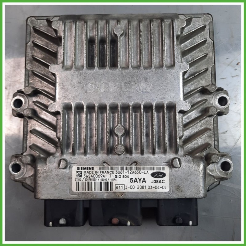 Centralina Motore Iniezione ECU SIEMENS 5WS40096A-T FORD FIESTA CBK 1.4 50kw 1303232 2002 2005