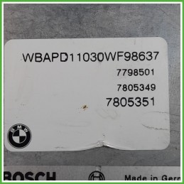 Centralina Motore Iniezione ECU BOSCH 0281014176 BMW X3 E83 2.0 110kw 7805349 2006 2010