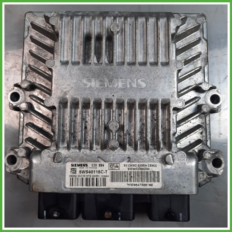 Centralina Motore Iniezione ECU SIEMENS 5WS40115C-T CITROEN C2 1.4 50kw 1940FQ 2003 2010