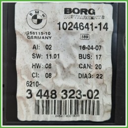 Quadro strumenti contachilometri tachimetro BORG 1024641-14 BMW X3 E83 2.0 62103448323