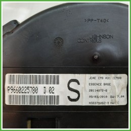 Quadro strumenti contachilometri tachimetro JOHNSON CONTROLS 28114972-6 CITROEN C3 2a Serie 1.4 6105EV