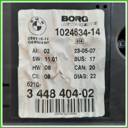 Quadro strumenti contachilometri tachimetro BORG 1024634-14 BMW X3 E83 3.0 3448404
