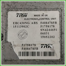 Centralina ABS Modulo Pompa TRW EBC430NG 71748401 LANCIA YPSILON TE Originale Usato