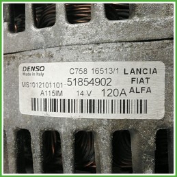 Alternatore DENSO MS1012101101 FIAT DUCATO 4X 51854902