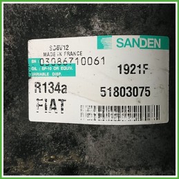 Compressore Clima AC Aria Condizionata SANDEN SD6V12 FIAT GRANDE PUNTO VAN 3X 71724813