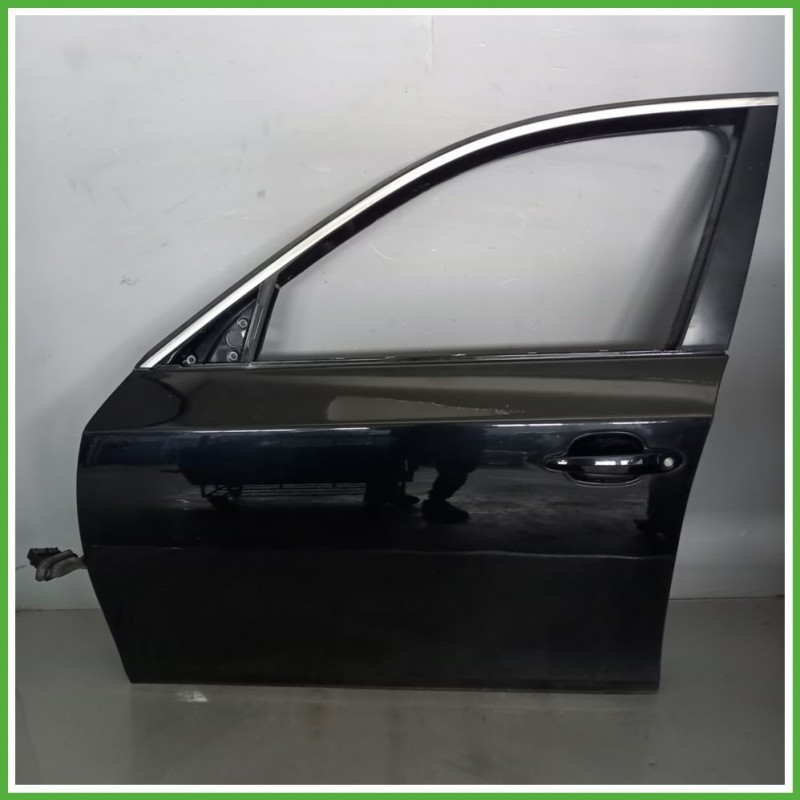 Porta Portiera Sportello Anteriore Sinistra SX NERO BMW Serie 5 E60/E61 Station Wagon 2003 2007 Originale Usato