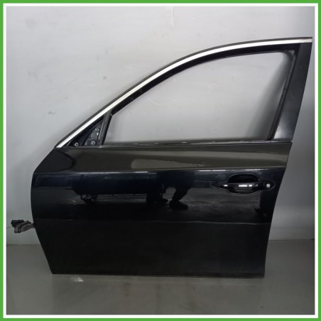 Porta Portiera Sportello Anteriore Sinistra SX NERO BMW Serie 5 E60/E61 Station Wagon 2003 2007 Originale Usato