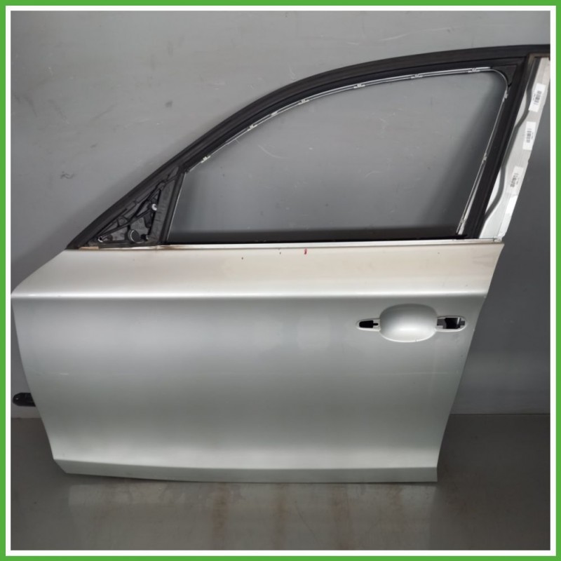 Porta Portiera Sportello Anteriore Sinistra SX GRIGIO CHIARO BMW Serie 1 E87 Berlina 2004 2007 Originale Usato