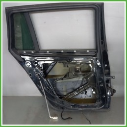 Porta Portiera Sportello Posteriore Sinistra SX NERO BMW Serie 5 E60/E61 Station Wagon 2003 2007 Originale Usato