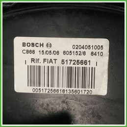 Servofreno Pompa Freni Depressore BOSCH 0204051005 LANCIA MUSA TG 1.3 16V 77364466