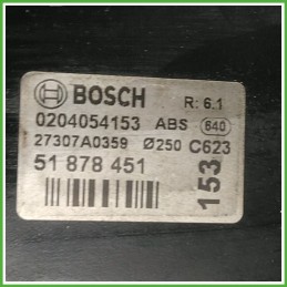 Servofreno Pompa Freni Depressore BOSCH 0204054153 FIAT GRANDE PUNTO VAN 3X 1.3 MJT 77365714