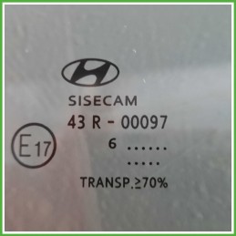 Cristallo Laterale Scendente Posteriore Destro DX HYUNDAI i20 5 Porte 83420C7010 2014 2019