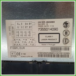 Autoradio FIAT PUNTO EVO 3J 1.4 735501409 2009 2013 DELPHI 28252883