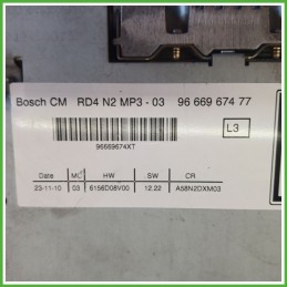 Autoradio PEUGEOT 3008 1.6 6579NQ 2009 2013 BOSCH 7649146392