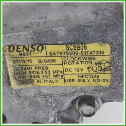 Compressore Clima AC Aria Condizionata DENSO SCSB06 FIAT PANDA 2Q 71785268