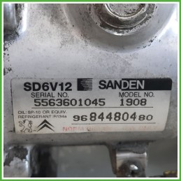 Compressore Clima AC Aria Condizionata SANDEN SD6V12 CITROEN C3 2a Serie 9800821980