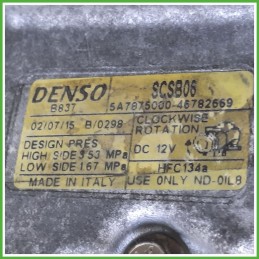 Compressore Clima AC Aria Condizionata DENSO SCSB06 FIAT PUNTO 1N/1P 46785772